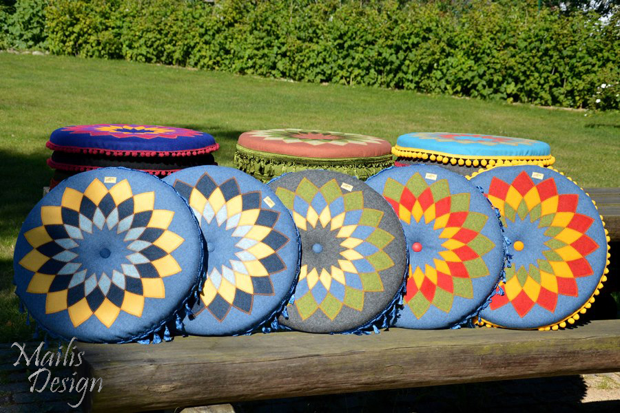 Seat cushions (mandala)
