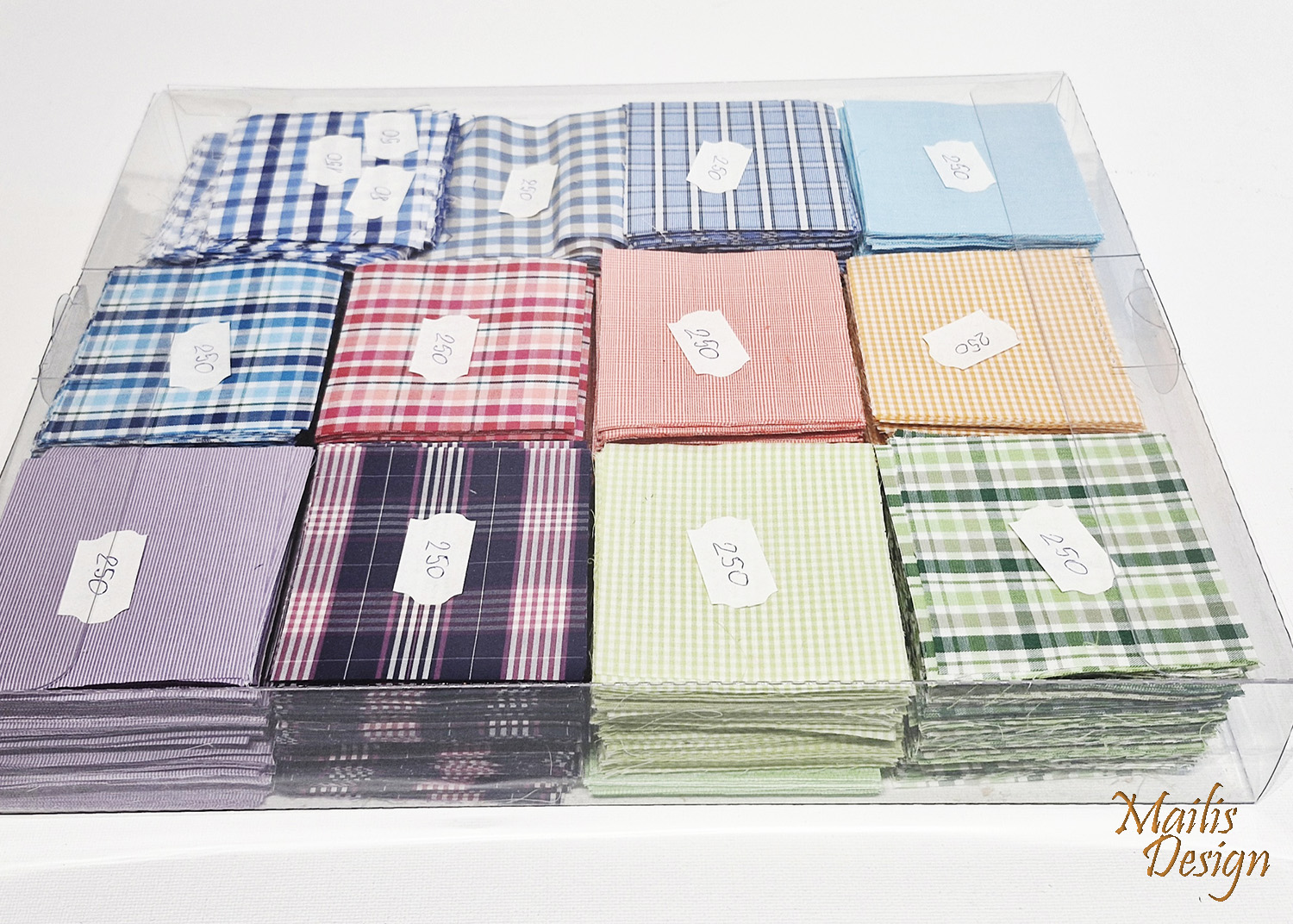 Precut fabrics for patchwork
